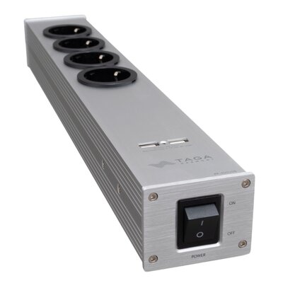 Filtr zasilania TAGA HARMONY PF-400-USB Srebrny