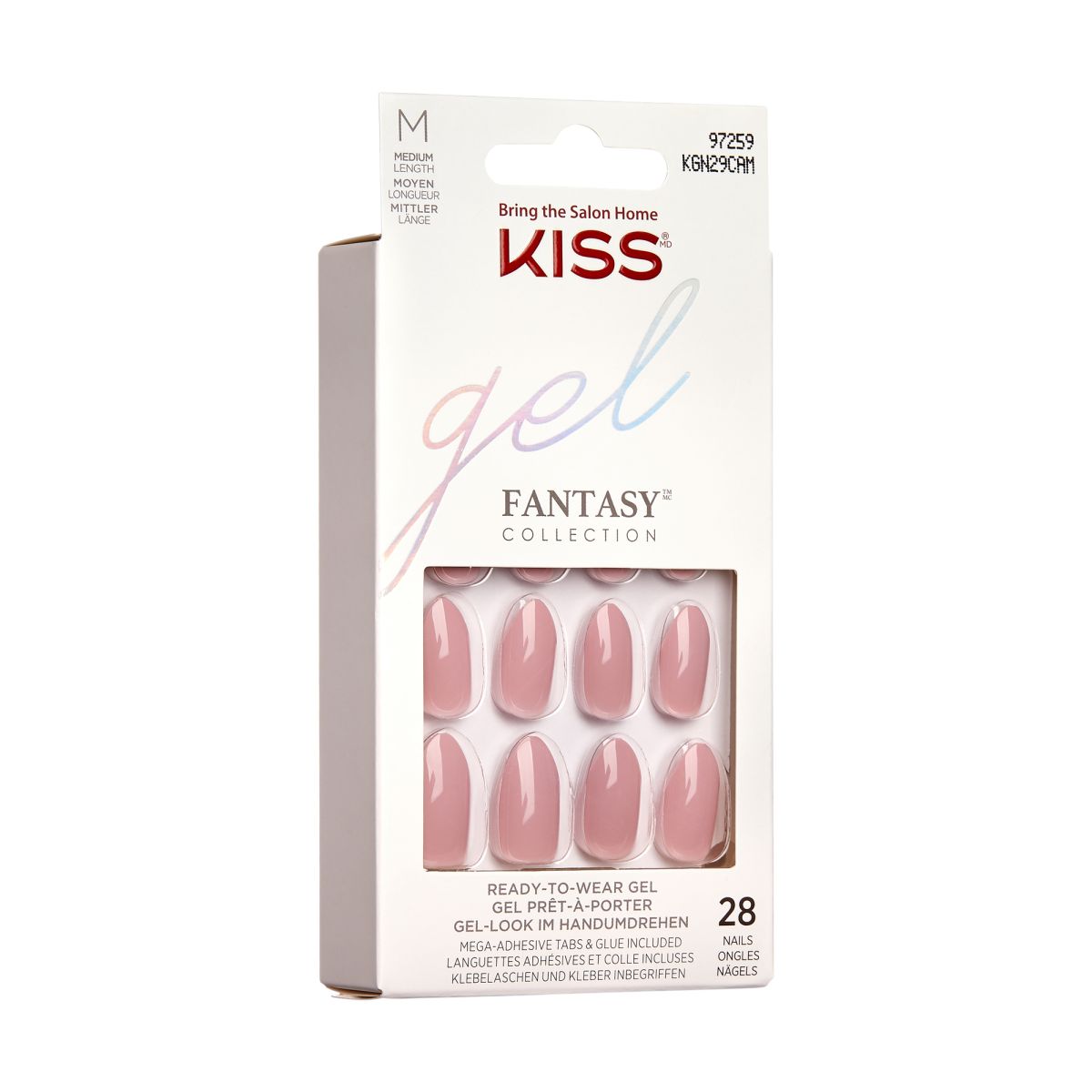 Kiss Gel Nails sztuczne paznokcie wind city kgn29, 1 opak.