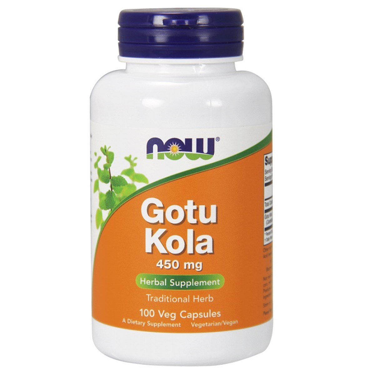 Now Foods Gotu Kola, suplement diety, 100 kapsułek