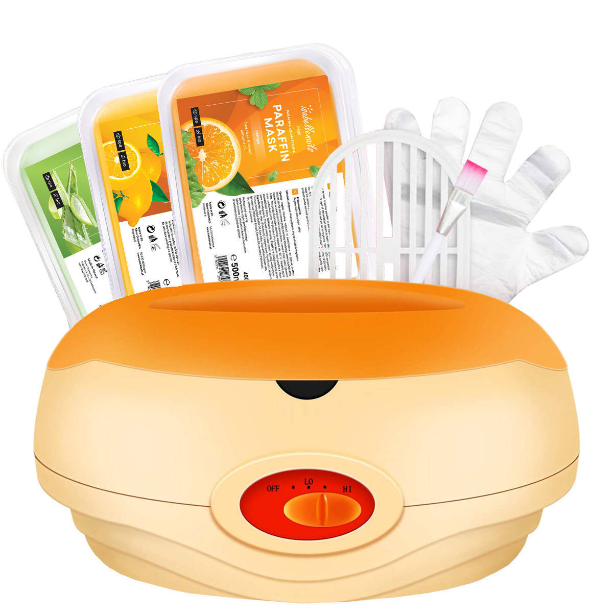 Isabellenails zestaw do zabiegu parafinowego, 1 opak.