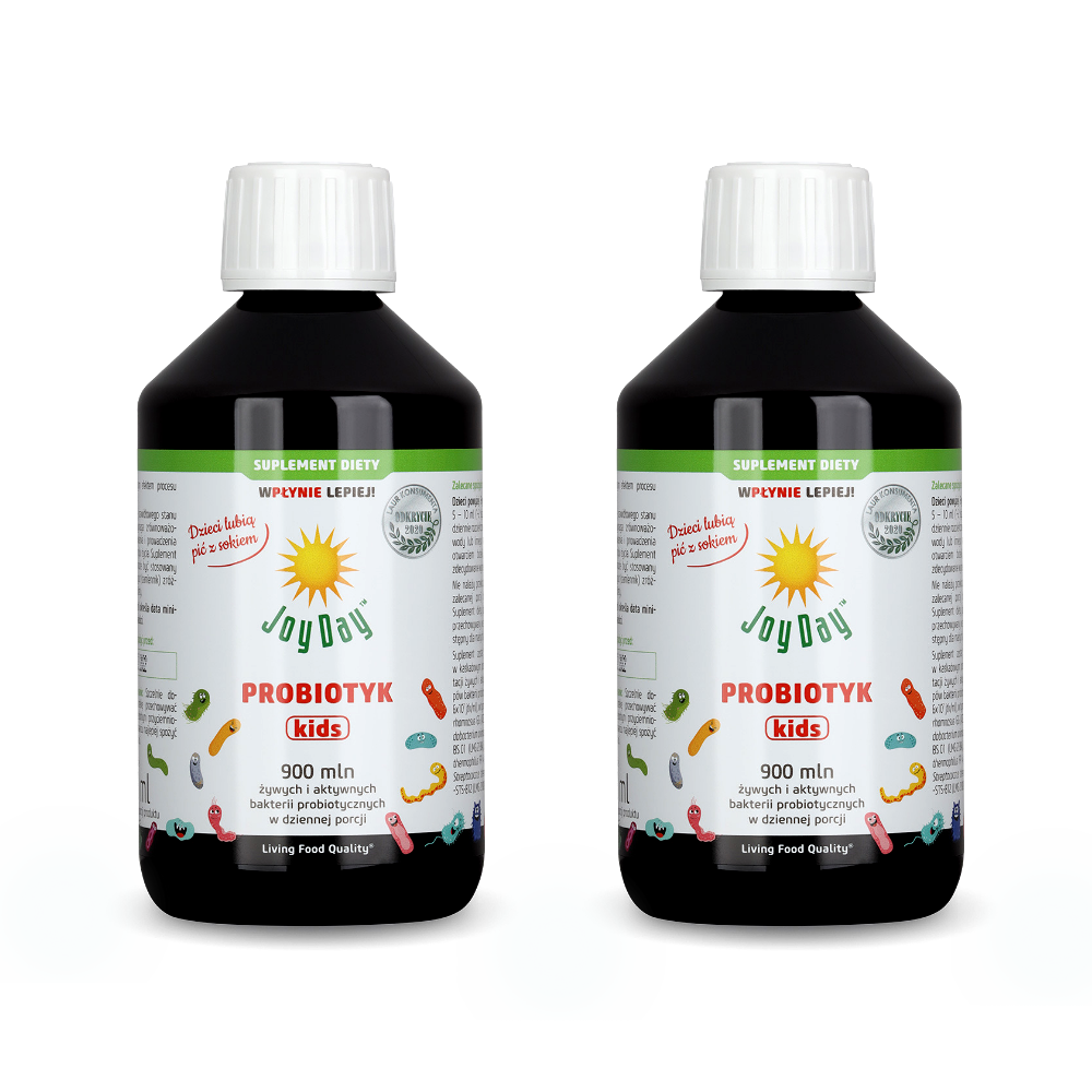 Joy Day zestaw: probiotyk Kids, 2x300 ml/1 opak.