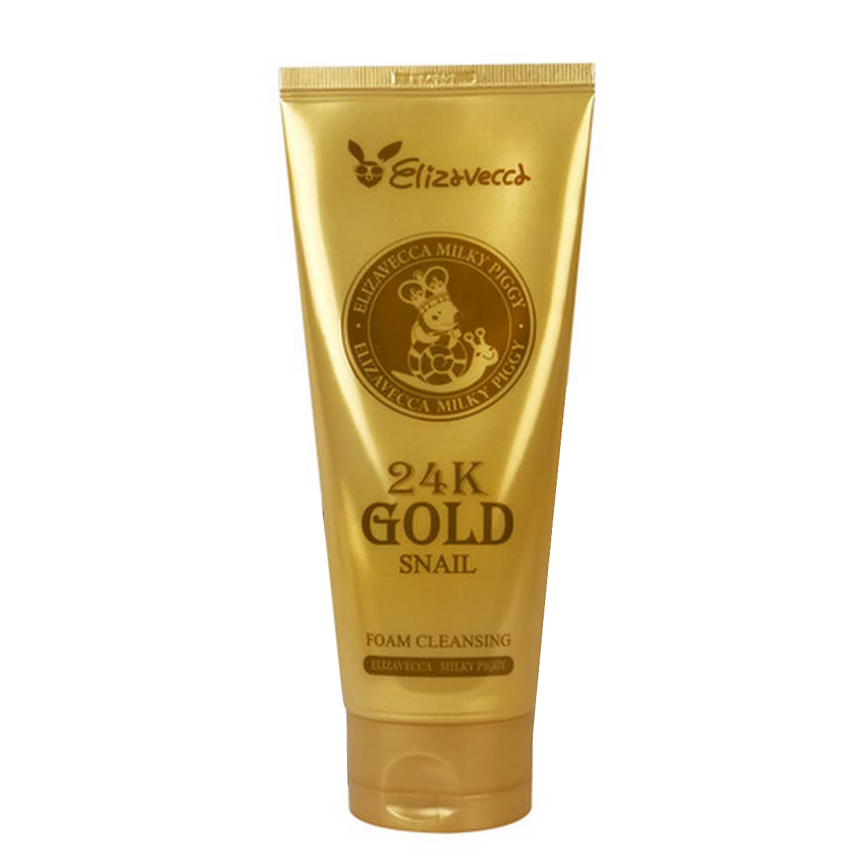 Elizavecca pianka oczyszczająca do twarzy ze śluzem ślimaka i złotem, 180 ml