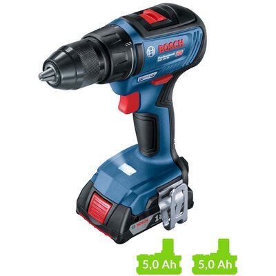 Wiertarko-wkrętarka BOSCH Professional GSR 18V-50 06019H5001 zestaw akumulatorów