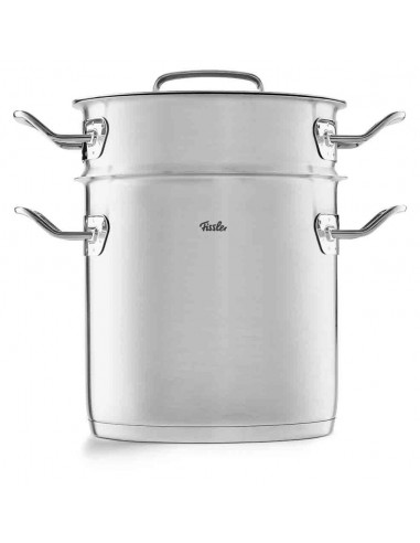 Fissler - Garnek z wkładem do gotowania na parze 20 cm