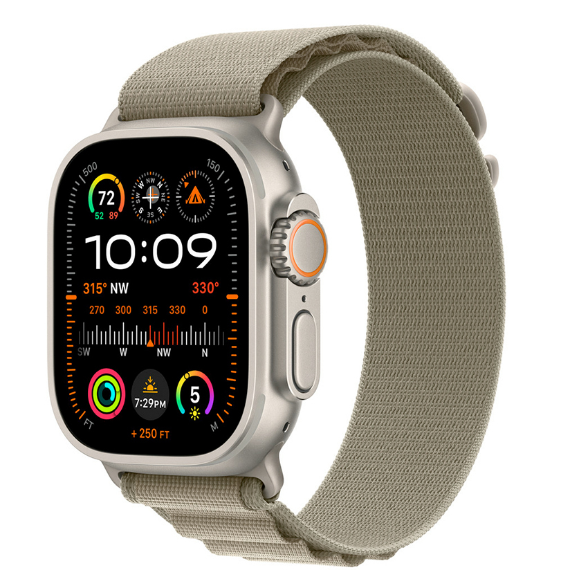 Apple 49mm Olive Alpine Loop - Medium