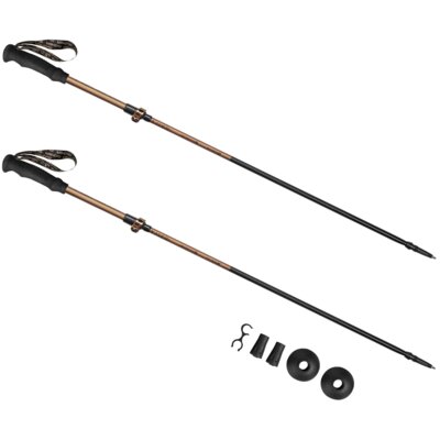 Kijki trekkingowe SPOKEY Quick (115 - 135 cm) Złoto-czarny