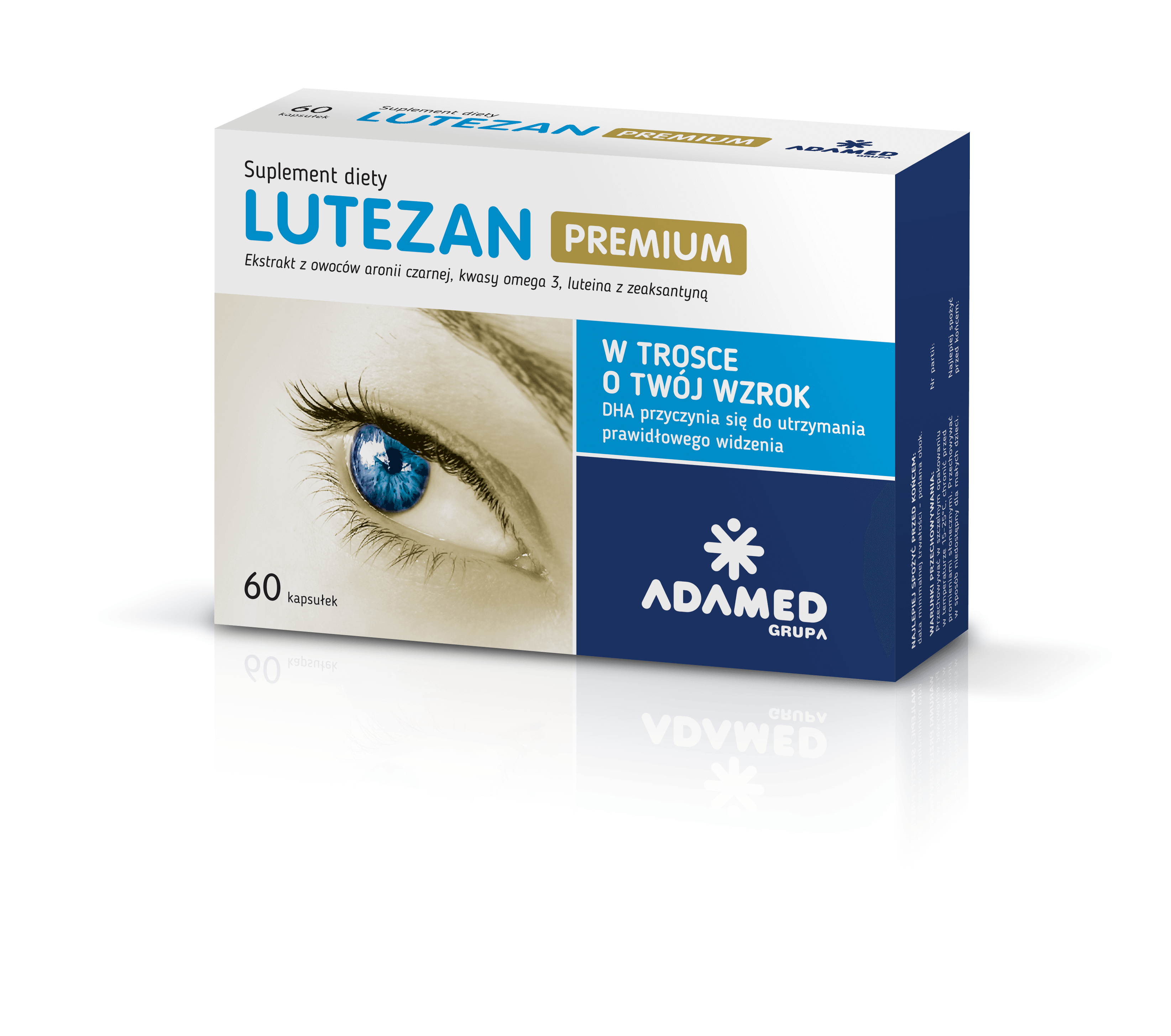 Lutezan Premium, suplement diety, 60 kapsułek