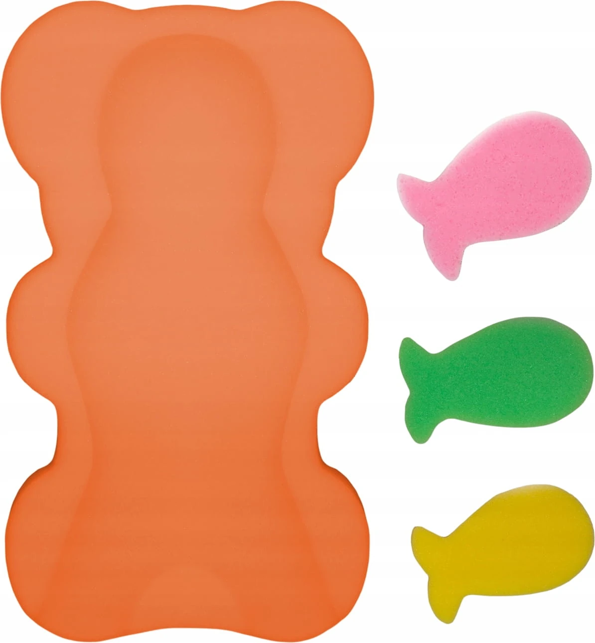 Materacyk do kąpieli gąbka mata do wanny + 3 gąbki