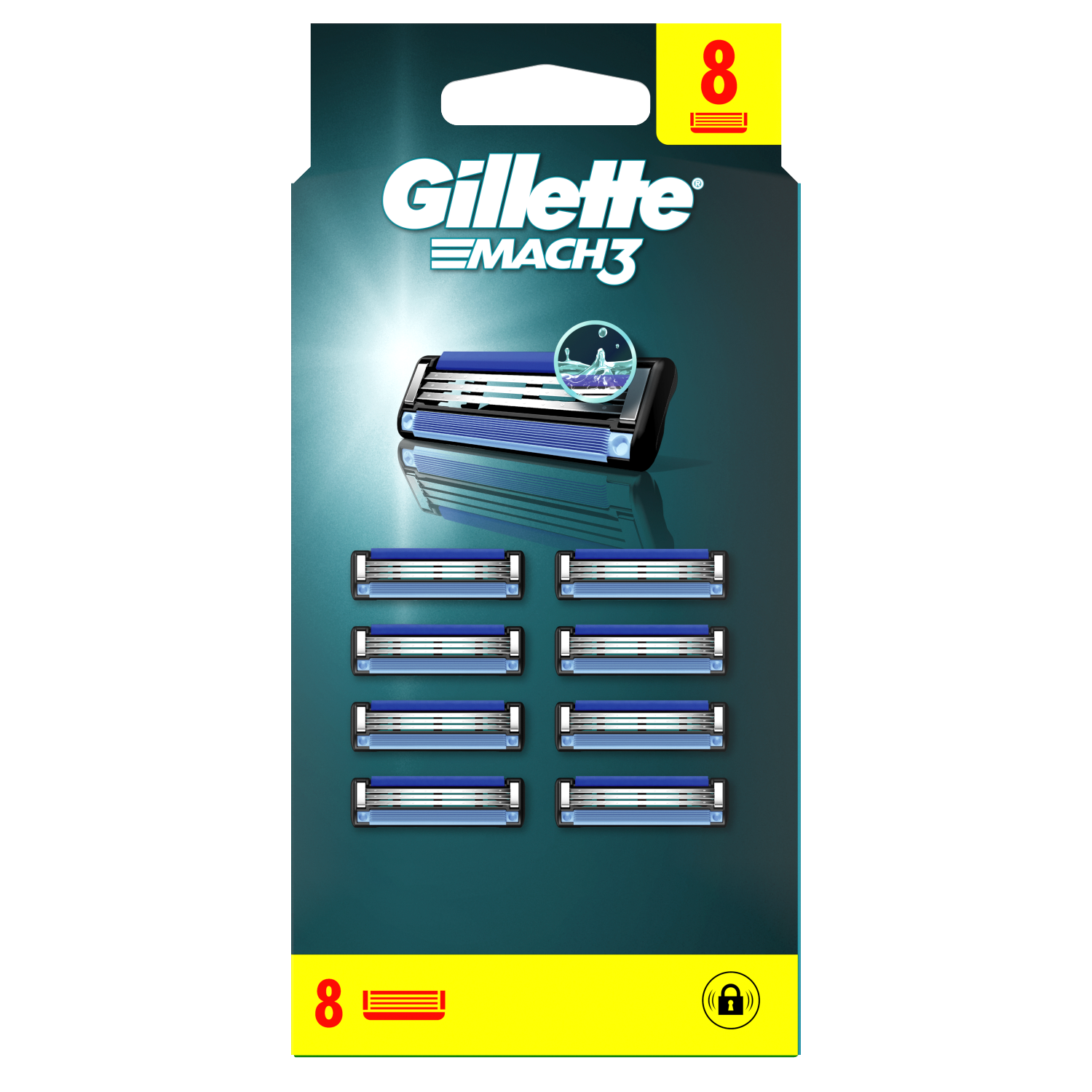 Ostrza do golarki GILLETTE Mach3 (8 szt.)