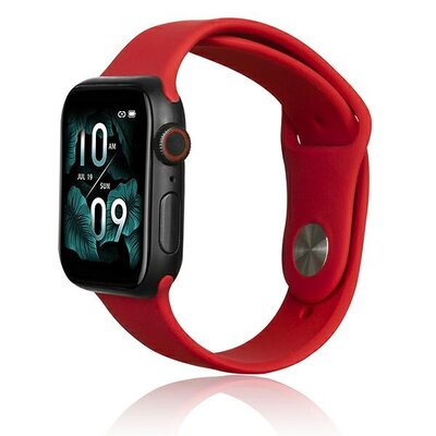 Pasek BELINE Silicone do Apple Watch do koperty 42/44/45/49mm Czerwony