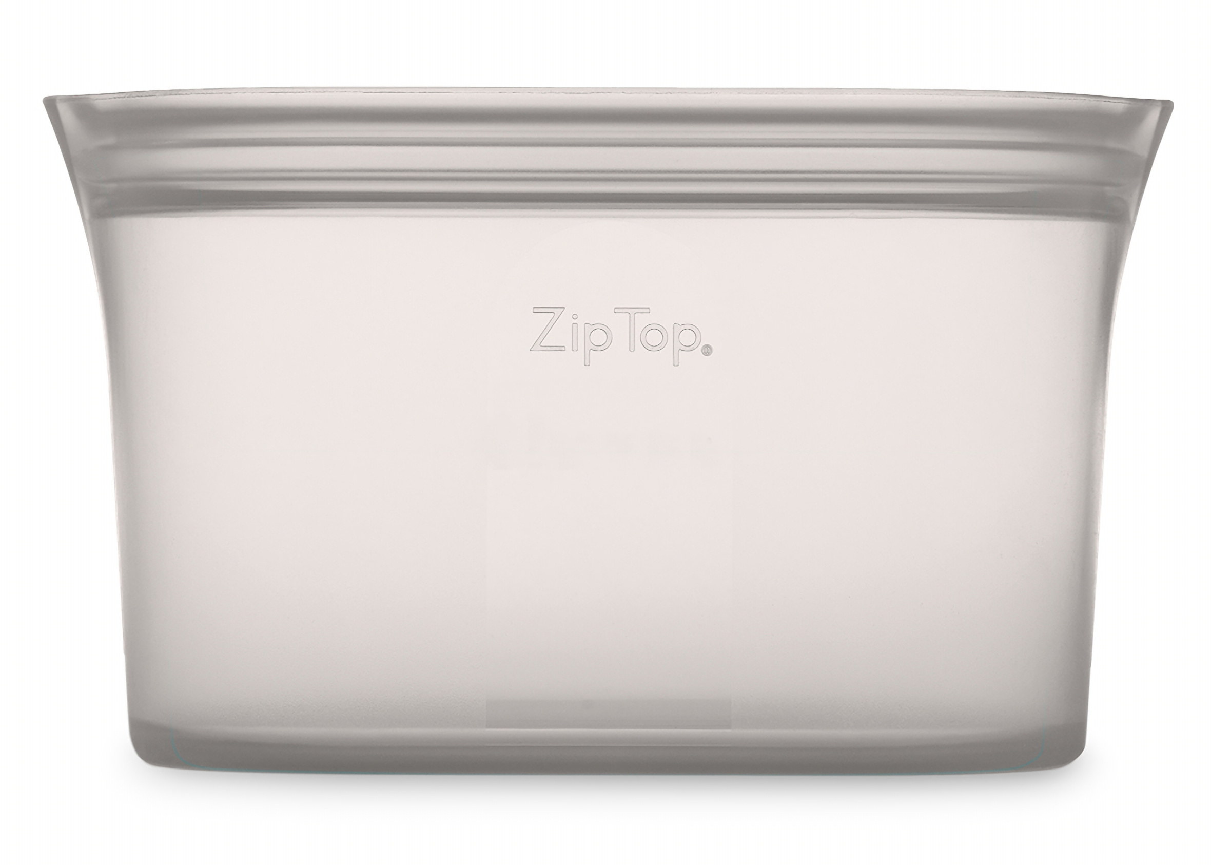 ZipTop - Pojemnik na przekąski owalny roz. L Gray