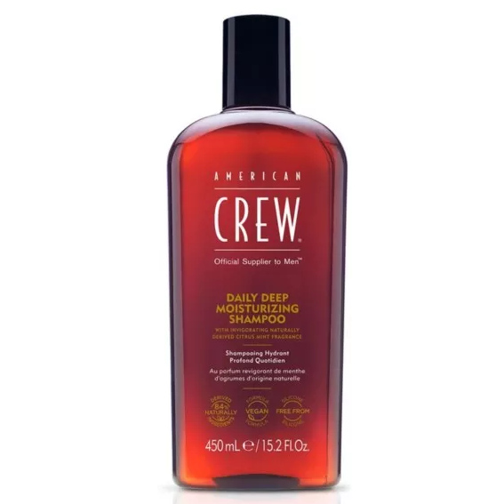 American Crew Daily Deep Moisturizing szampon głęboko nawilżający do włosów suchych dla mężczyzn, 450 ml