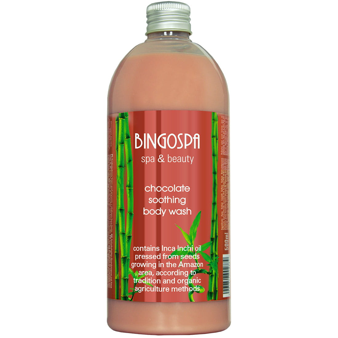 Bingospa Spa&Beauty czekoladowy krem pod prysznic z olejkiem inca inchi, 500 ml