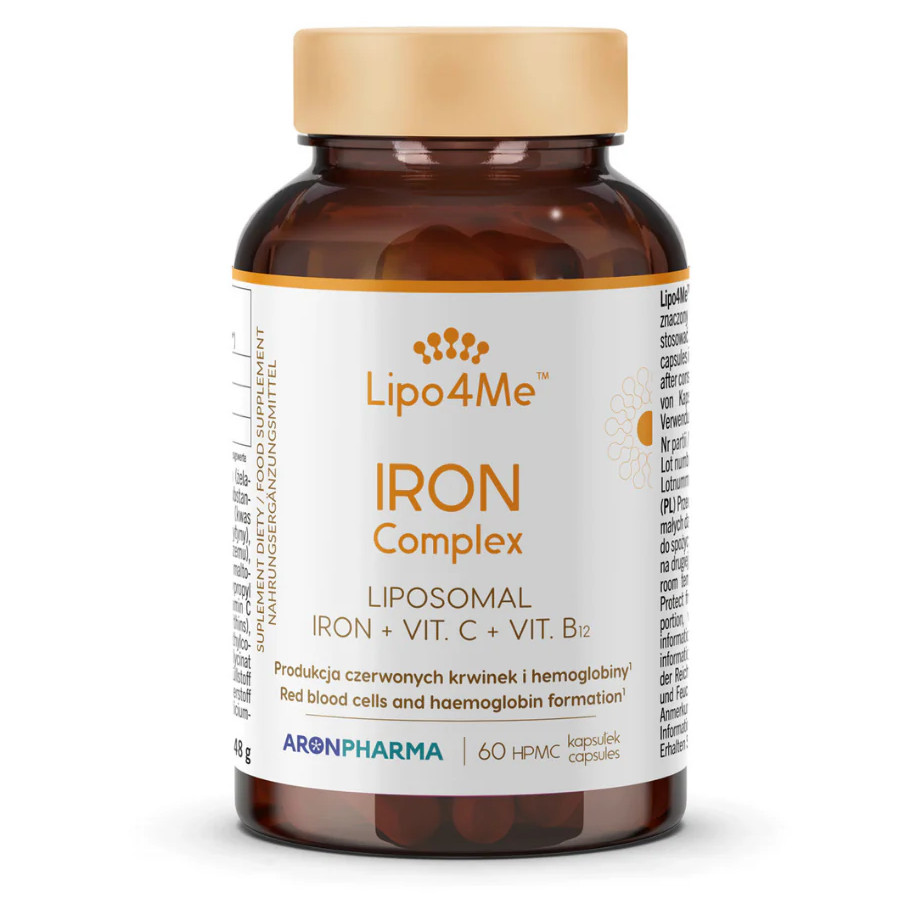 AronPharma Lipo4Me IRON Complex suplement diety, 60 kaps./1 opak.