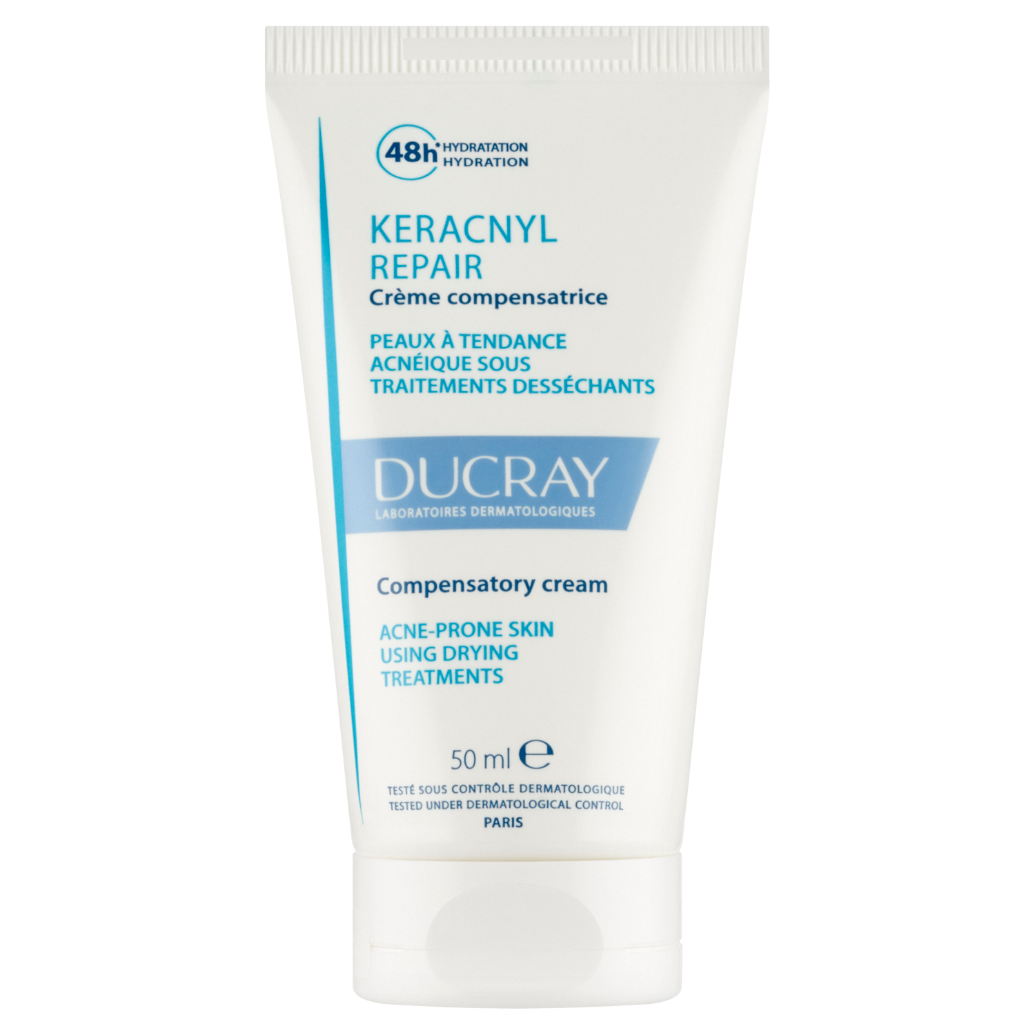 Ducray Keracnyl Repair krem do twarzy, 50 ml