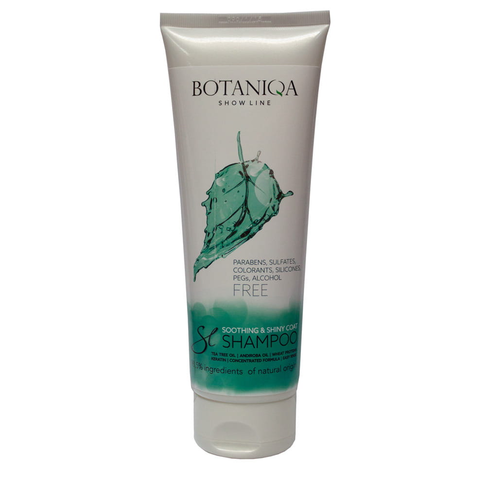 Botaniqa Show Line Soothing&Shiny Coat Shampoo - szampon do bardzo wrażliwej lub podrażnionej trymowaniem skóry 250 ml