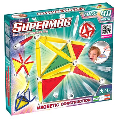Klocki magnetyczne SUPERMAG Tags Primary 0151