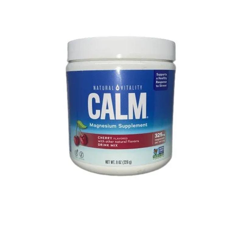 Natural Vitality Calm Magnesium Powder suplement diety, Cherry, 226 g