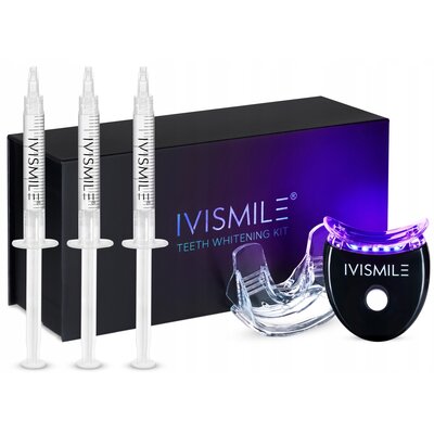 Urządzenie do wybielania zębów IVISMILE Czarny