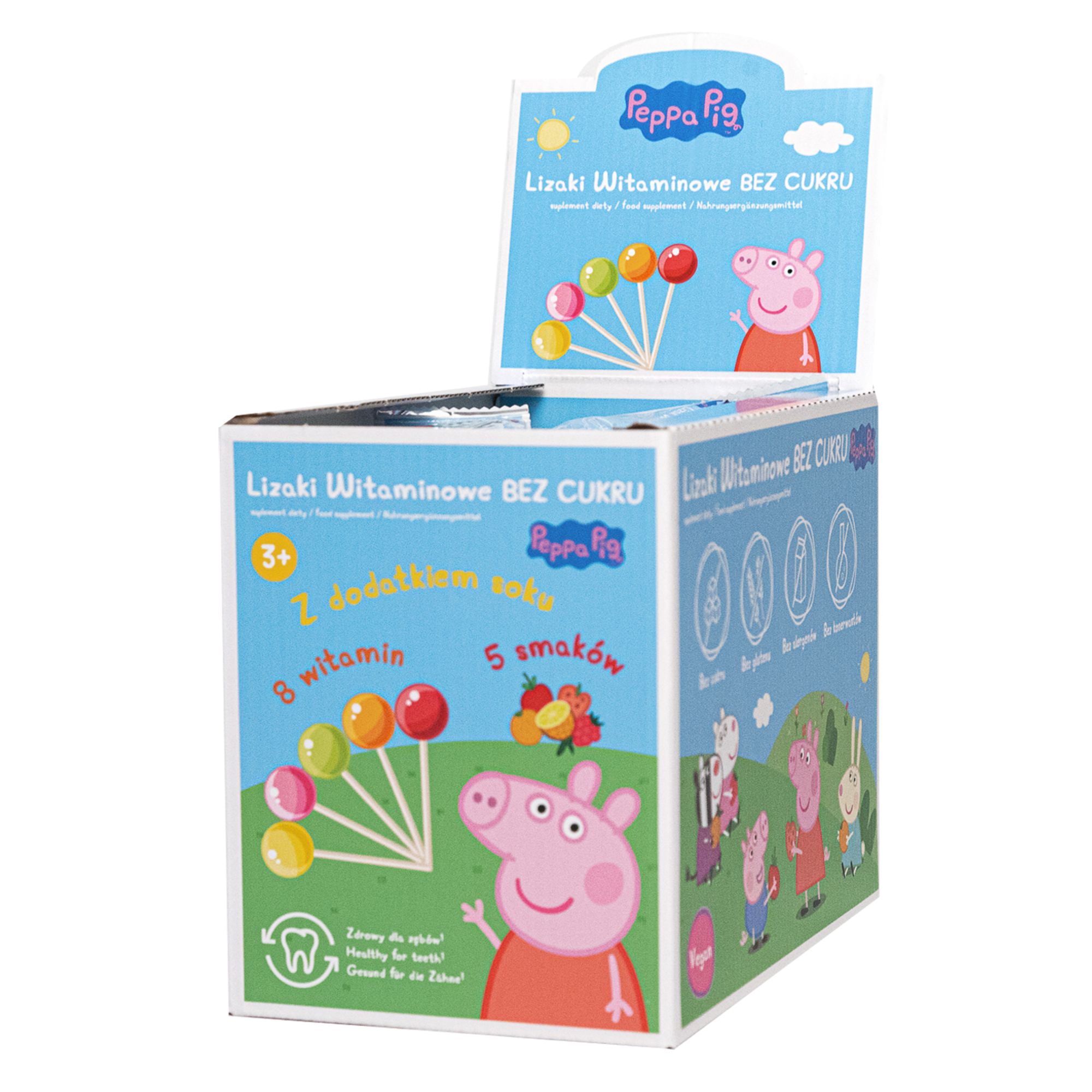 Domowa Apteczka lizaki witaminowe świnka Peppa, 50 szt./1 opak.