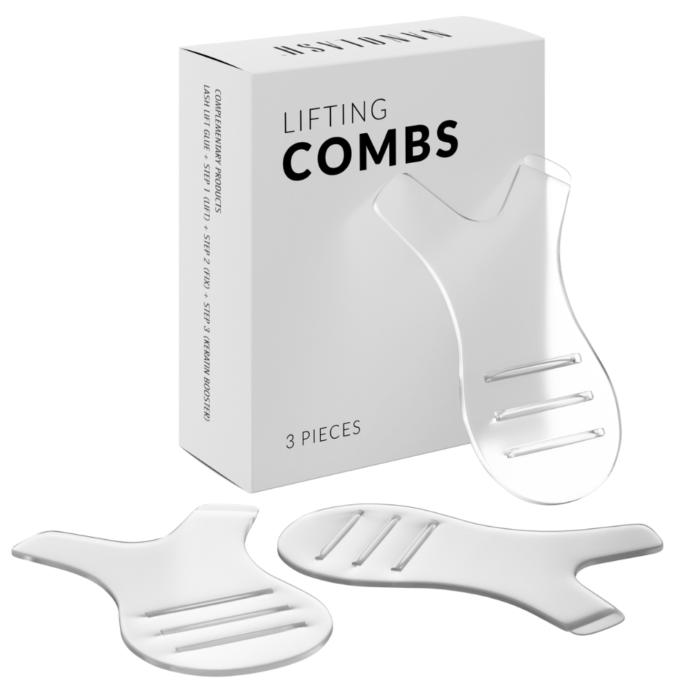 Nanolash Lifting Combs grzebyki do liftingu rzęs, 3 szt./1 opak.
