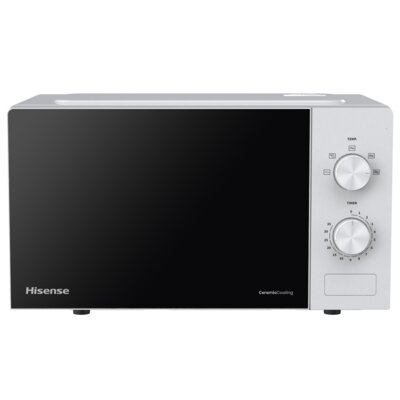 Kuchenka mikrofalowa HISENSE H20MOWP1 700W średnica 25.5 cm pojemność 20L Auto Defrost Biało-czarny