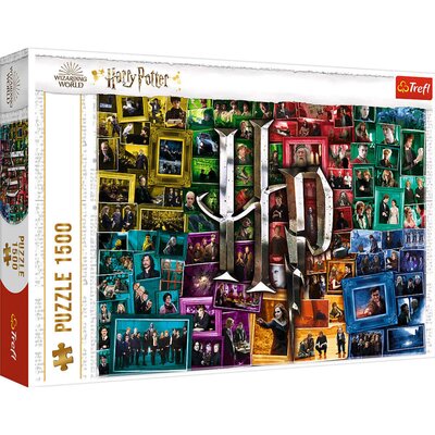 Puzzle TREFL Harry Potter Na przestrzeni filmów 26185 (1500 elementów)