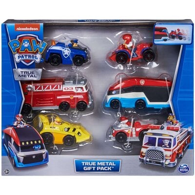 Zestaw pojazdów SPIN MASTER Psi Patrol True Metal Gift Pack (6 szt.)