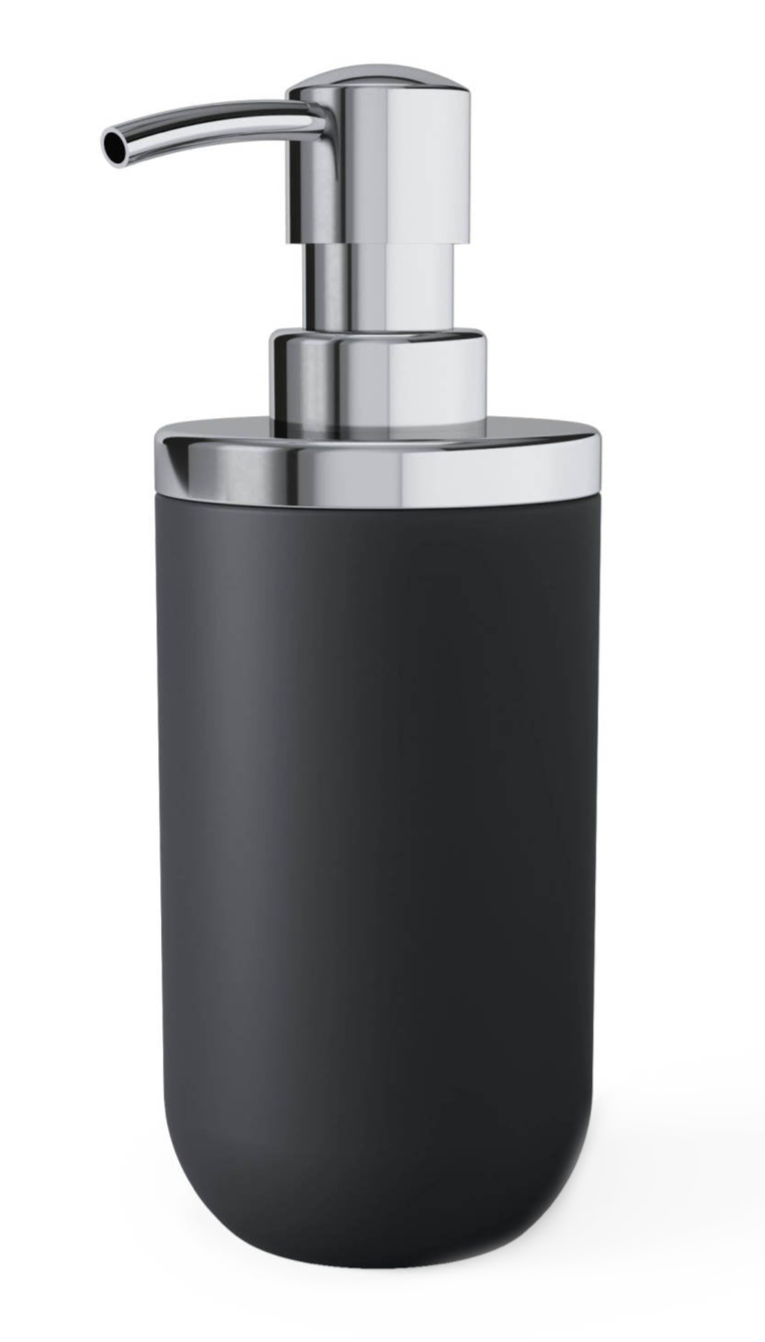 Umbra - Dozownik do mydła Junip Czarny-chrom