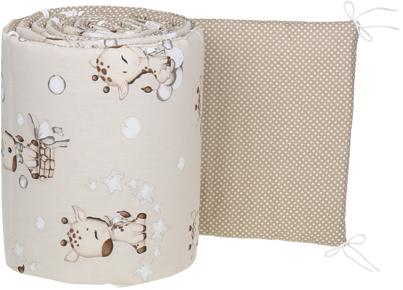 Ochraniacz do łóżeczka dwustronny na szczebelki 180x30cm Babymam