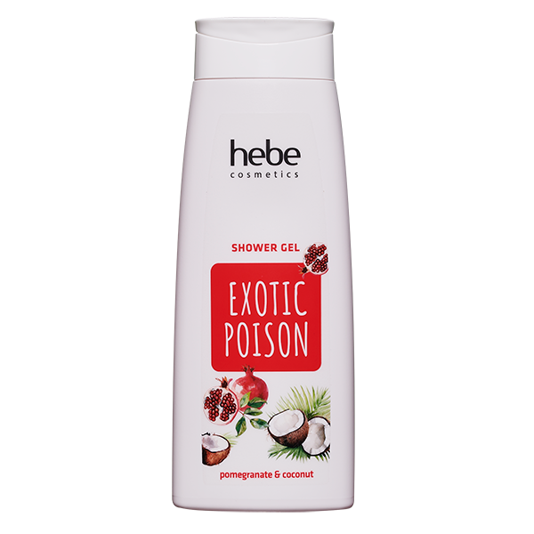 Hebe Cosmetics Exotic Poison Pomegranate&Coconut żel pod prysznic, 250 ml