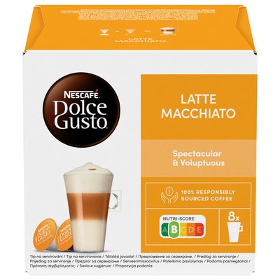 Kapsułki NESCAFE Latte Macchiato do ekspresu Nescafe Dolce Gusto