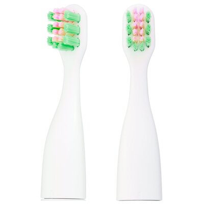 Oryginalna końcówka szczoteczki VITAMMY Tooth Friends Zielono-różowy (2 szt.) (Dla dzieci od 3 roku życia)
