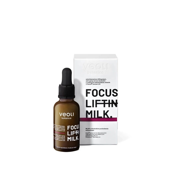 Veoli Botanica Focus Lifting Milk liftingujące anti-aging serum emulsyjne do twarzy, 30 ml