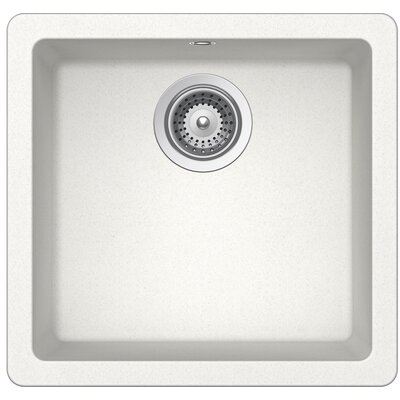 Zlewozmywak jednokomorowy SCHOCK Quadro N-100S Alpina 43x45