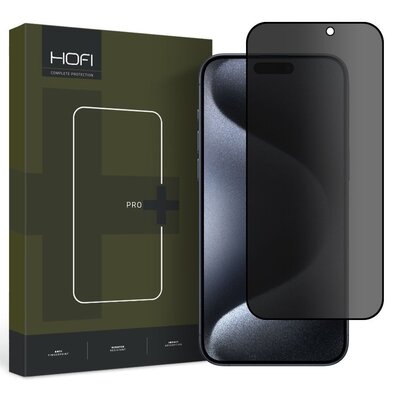 Szkło prywatyzujące HOFI Anti Spy Glass Pro+ Privacy do Apple iPhone 15 Pro