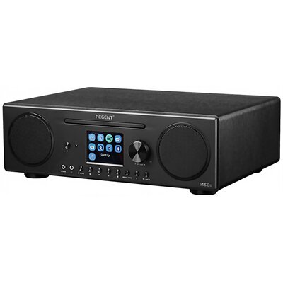 Radioodtwarzacz FERGUSON Regent i450s Bluetooth Czarny, Odtw. CD, CD-R, CD-RW, Wi-Fi, Tuner FM/DAB/DAB+/Internetowe, Spotify
