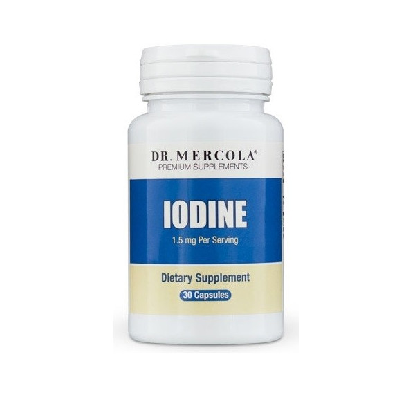 Dr. Mercola Iodine (Jod) 1,5 mg. suplement diety, 30 kaps./1 opak.