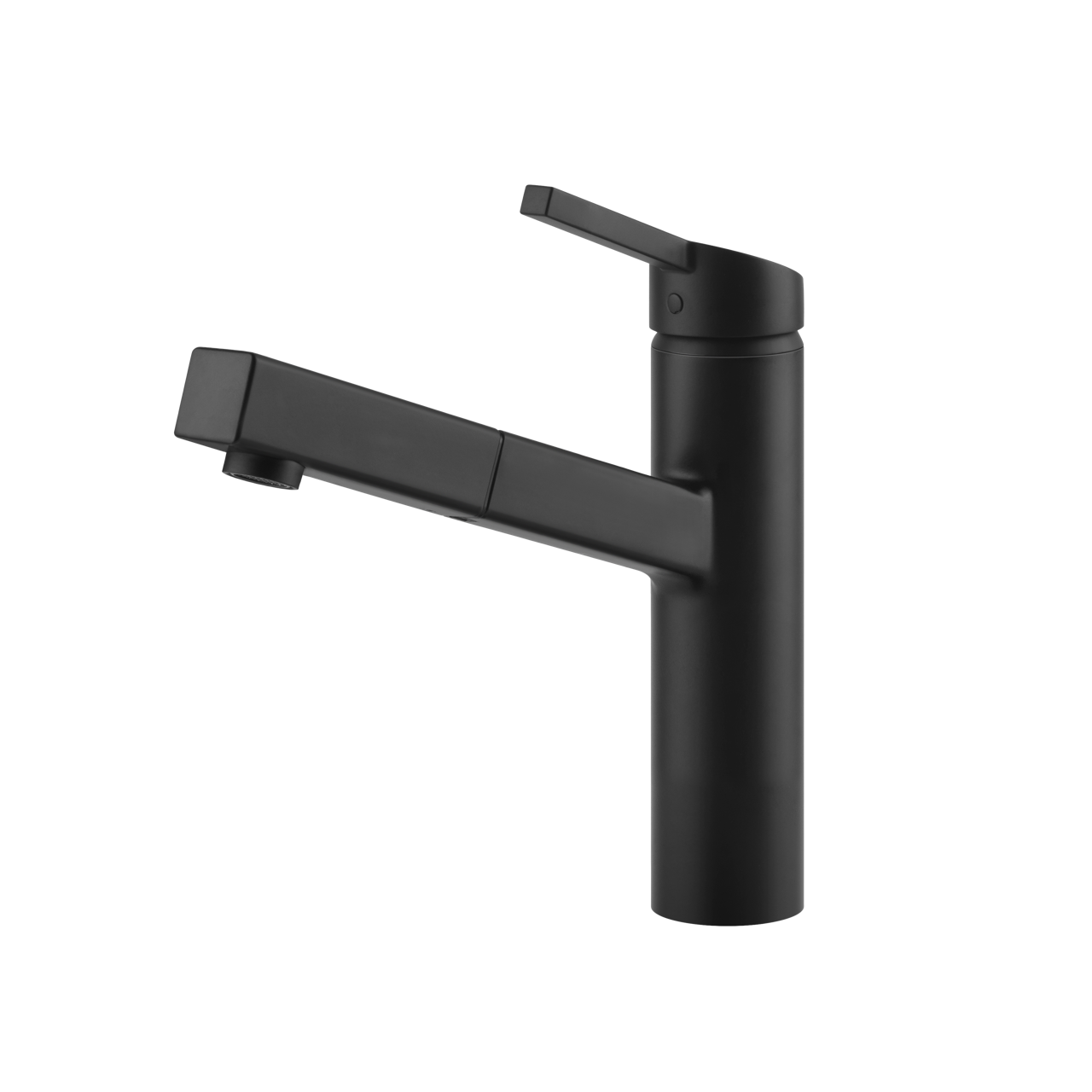 Gessi - Bateria kuchenna Thalium wyciągana wylewka 60533 Czarna matowa