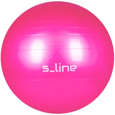 Piłka gimnastyczna S_LINE SA009P Różowy (65 cm)