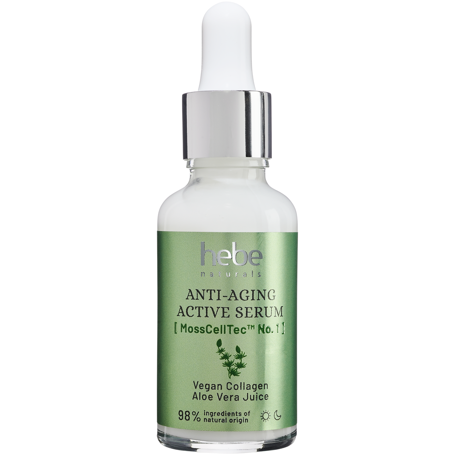 Hebe Naturals Anti-Aging Active Serum aktywne serum przeciwstarzeniowe do twarzy, 30 ml