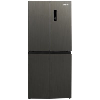 Lodówka MPM 434-SBF-04 Side by Side No Frost 180cm Srebrna System Multi Flow