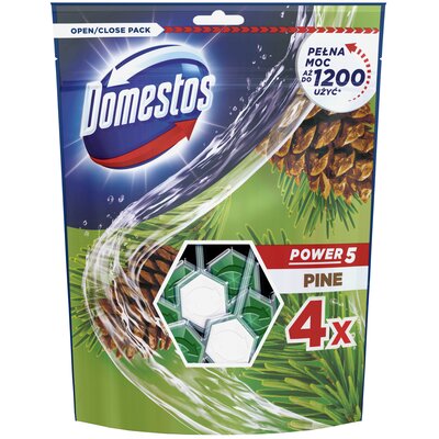 Kostka do WC DOMESTOS Power 5 Pine 4x55g