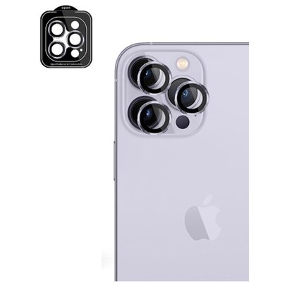 Szkło hartowane na obiektyw 3MK Lens Protection Pro do Apple iPhone 14 Pro/14 Pro Max Fioletowy