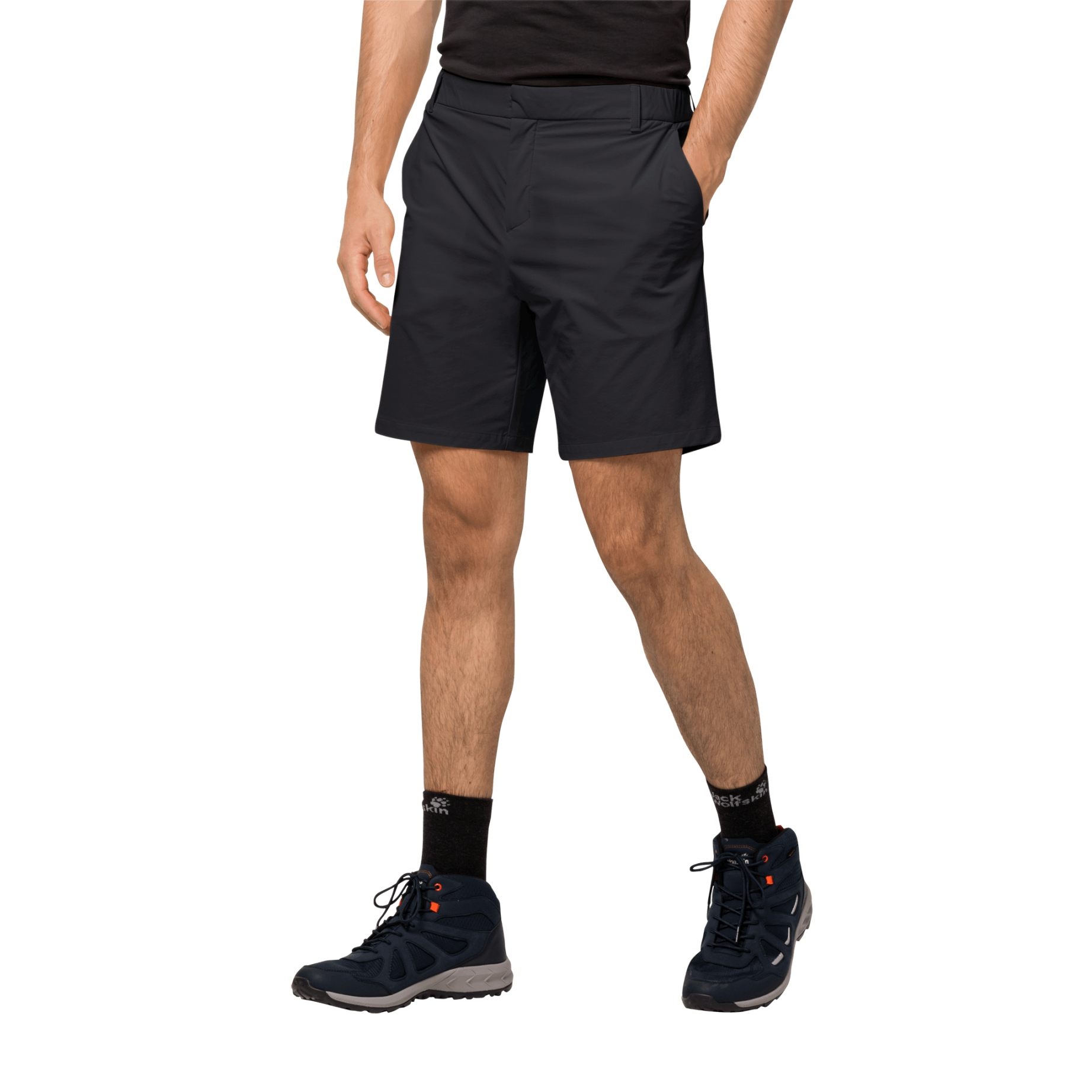Krótkie spodenki PACK & GO SHORT M black - XL