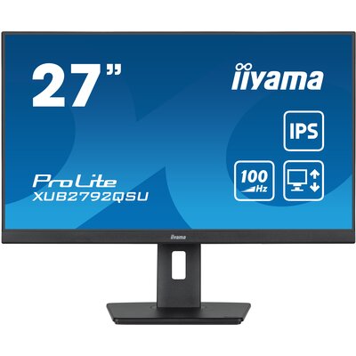 Monitor IIYAMA ProLite XUB2792QSU-B6 27" 2560x1440px IPS 100Hz 0.4 ms [MPRT]