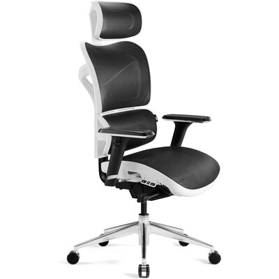 Fotel DIABLO CHAIRS V-Commander Biało-czarny