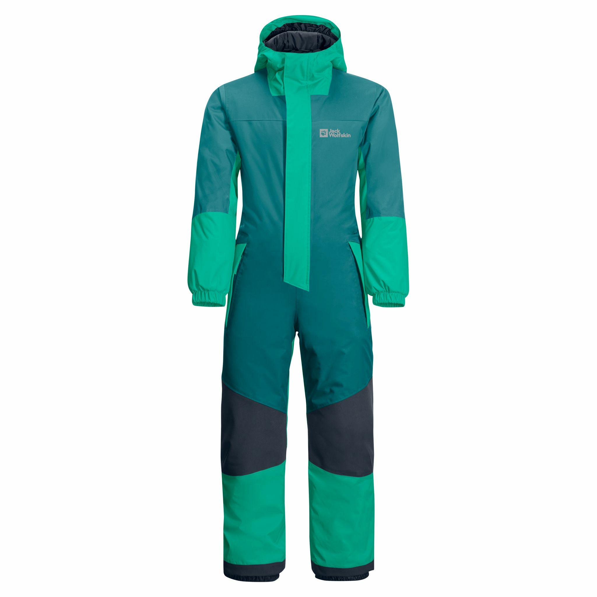 Dziecięcy kombinezon zimowy Jack Wolfskin ICY MOUNTAIN SUIT K bay blue - 104
