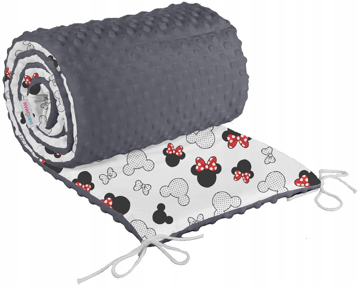 Babymam ochraniacz minky 180x30 do łóżeczka 120x60