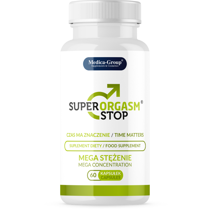Medica-Group Super Orgasm Stop suplement diety na opóźnienie przedwczesnego wytrysku, 60 kaps./1 opak.
